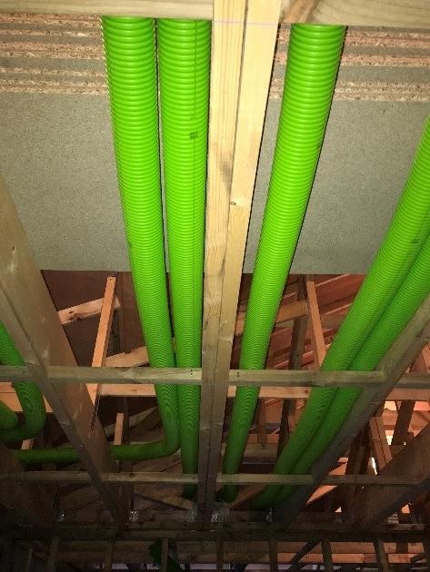 View Across Attic from Below